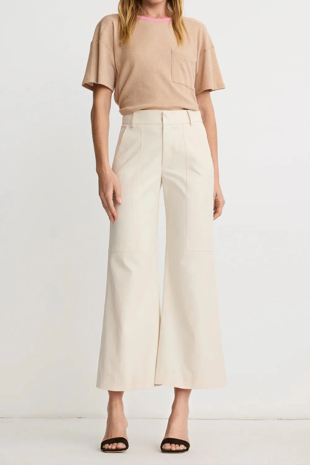 Smythe Utility Culotte Pant Cream