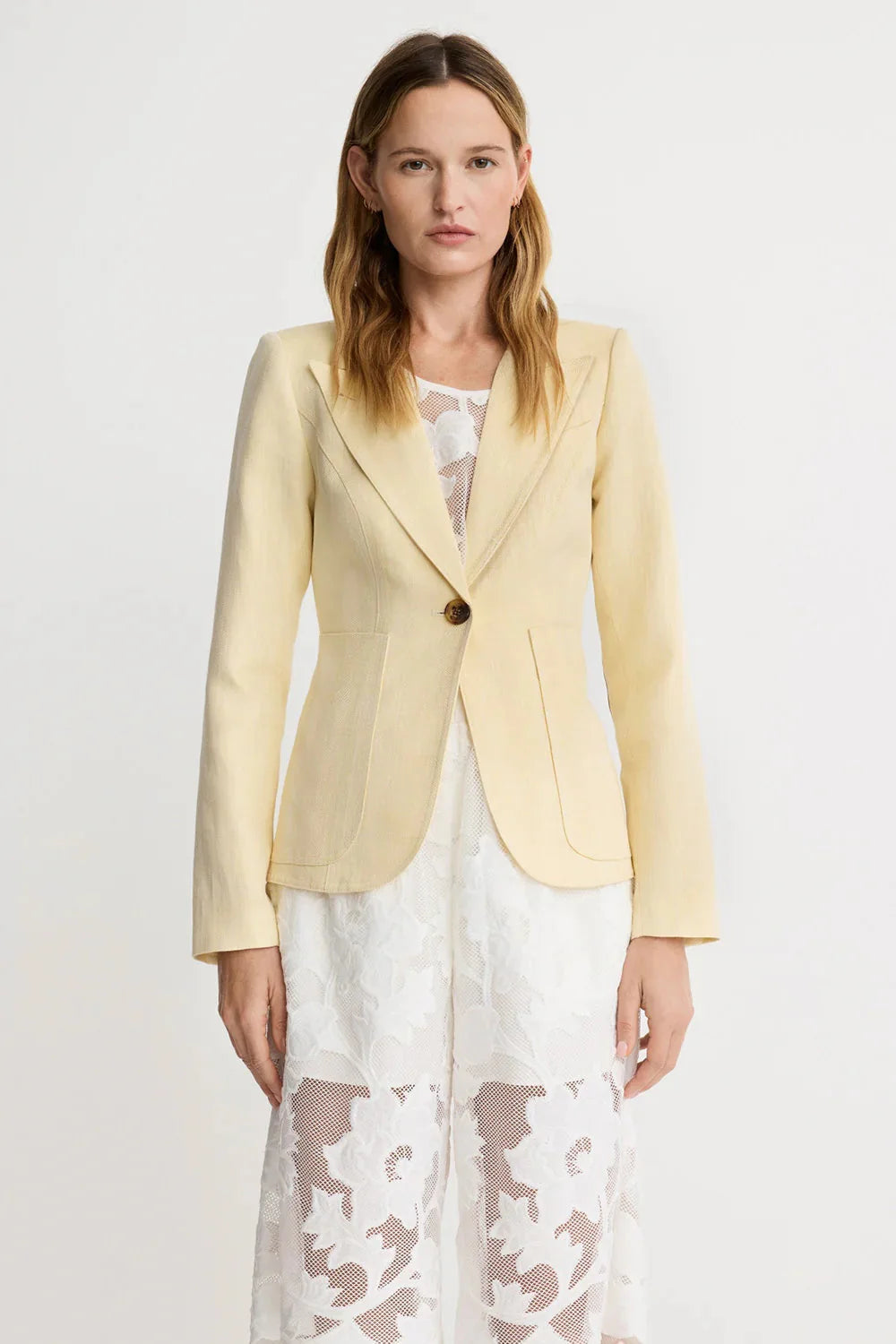 Smythe Patch Pocket Duchess W/ Elbow Patch Yellow