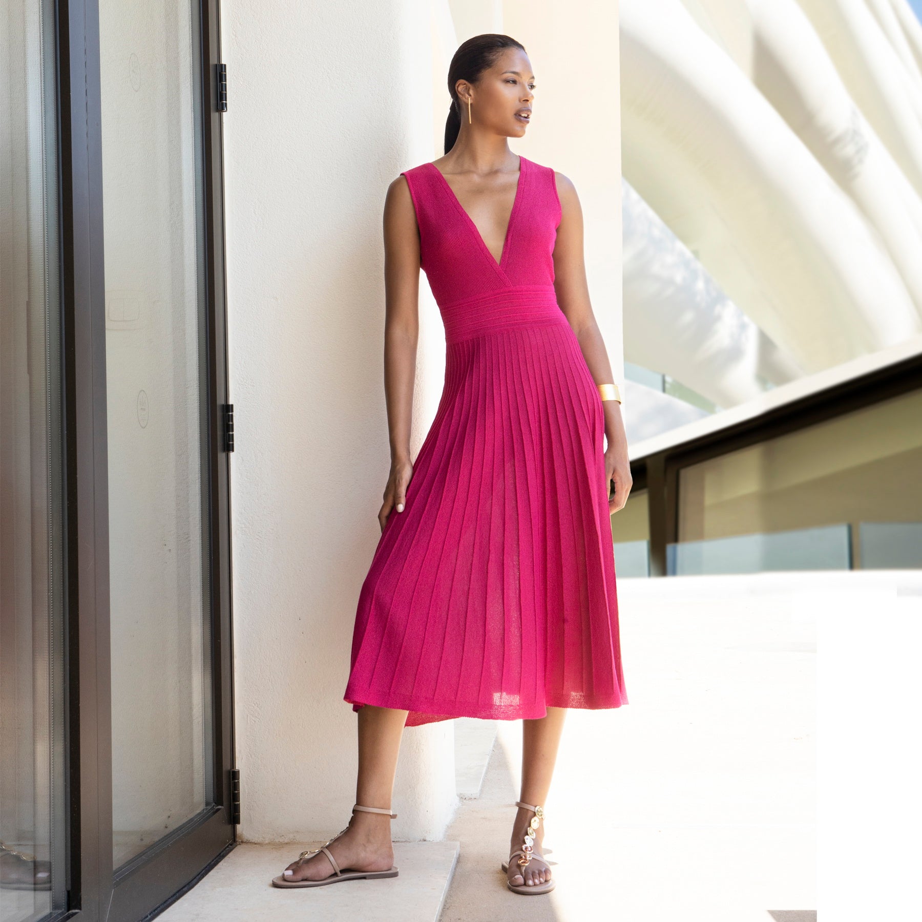 Aggél - Robe Midi Lurex