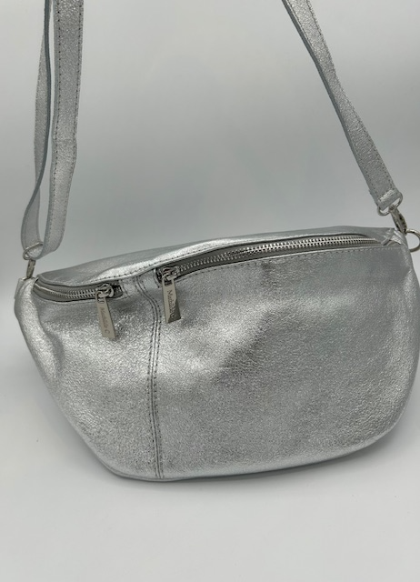 Mathilde C Salvador Cross Body Silver Bag