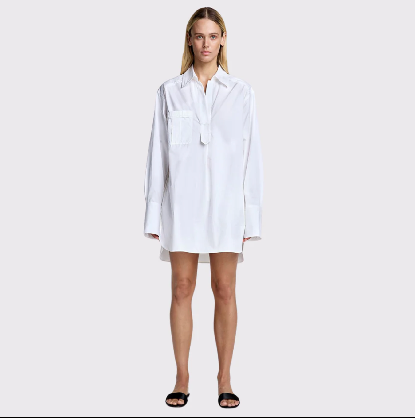 Smythe Over The Head Shirt Dress