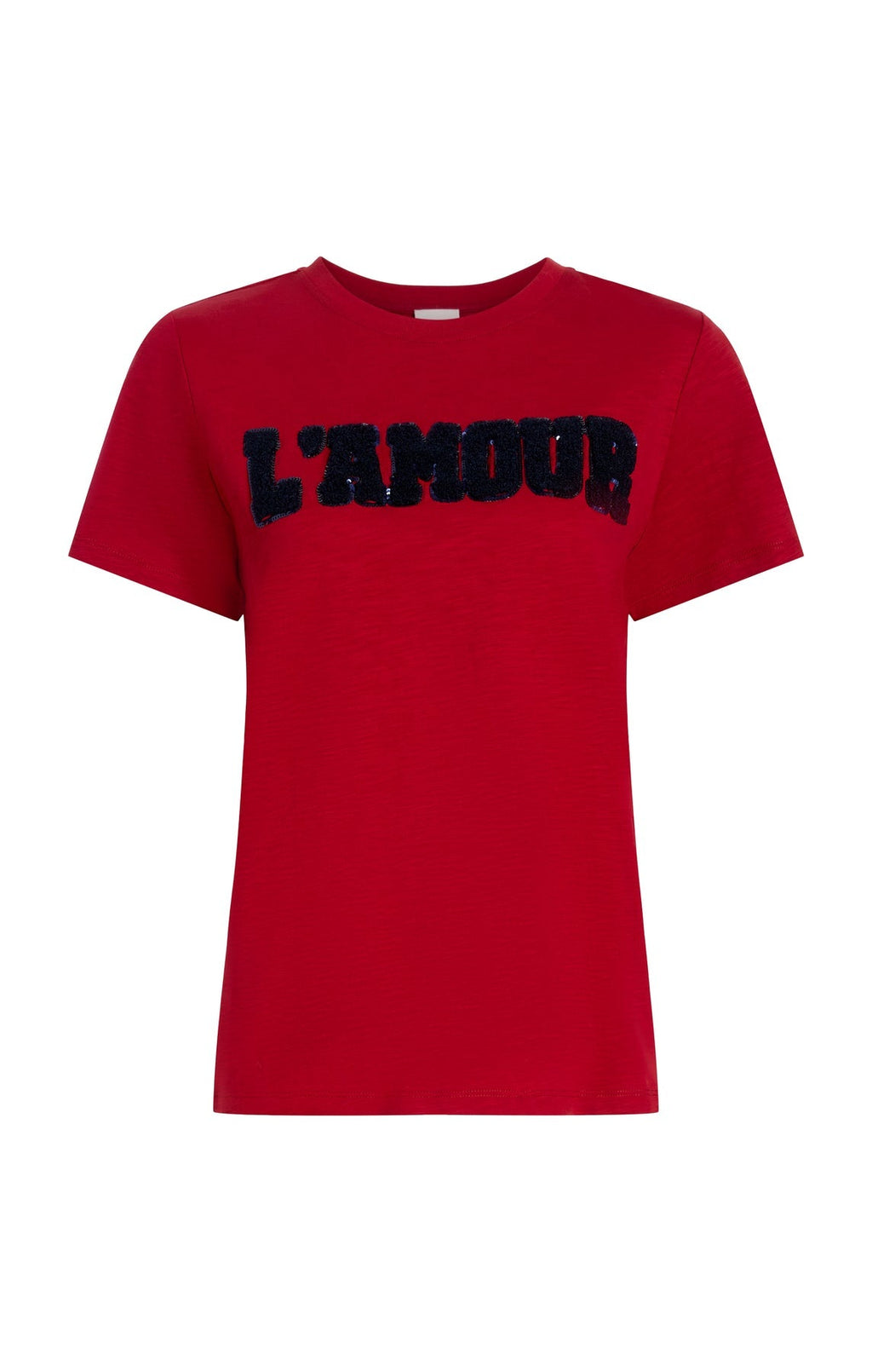 Cinq A Sept Toweled L'Amour Shrunken Tee