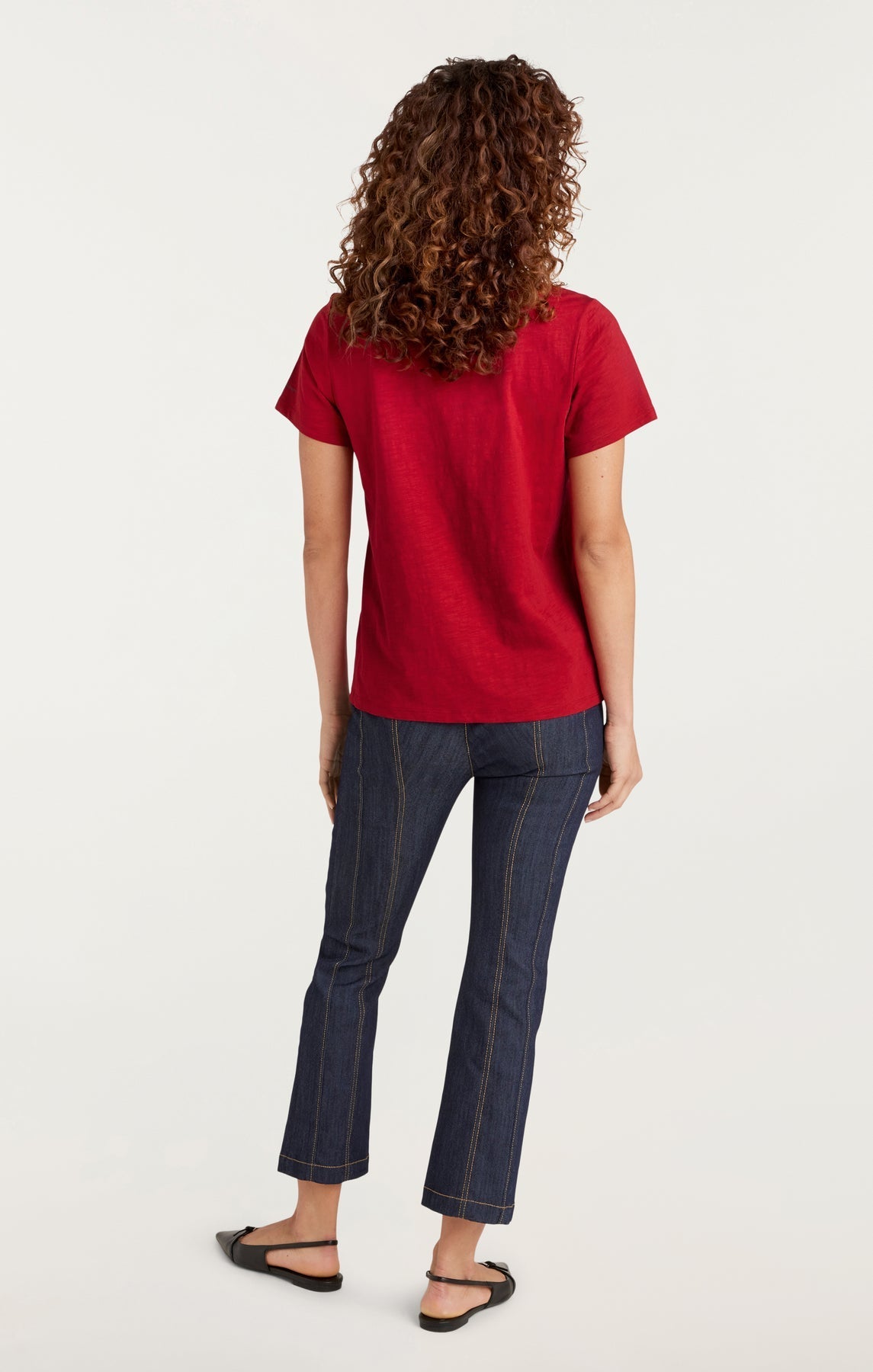 Cinq A Sept Toweled L'Amour Shrunken Tee