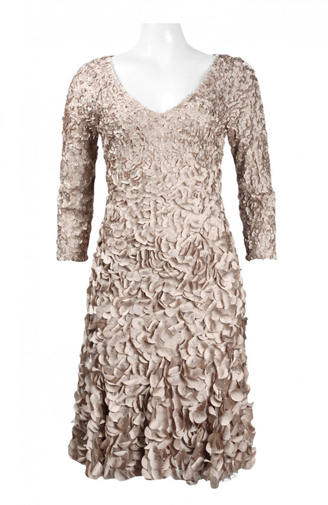 Robe Theia Petal à col en V et jupe évasée