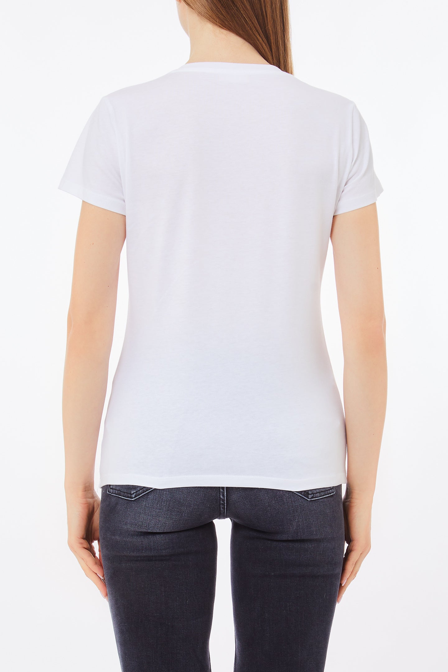 T-shirt de tennis imprimé Liu Jo avec des strass