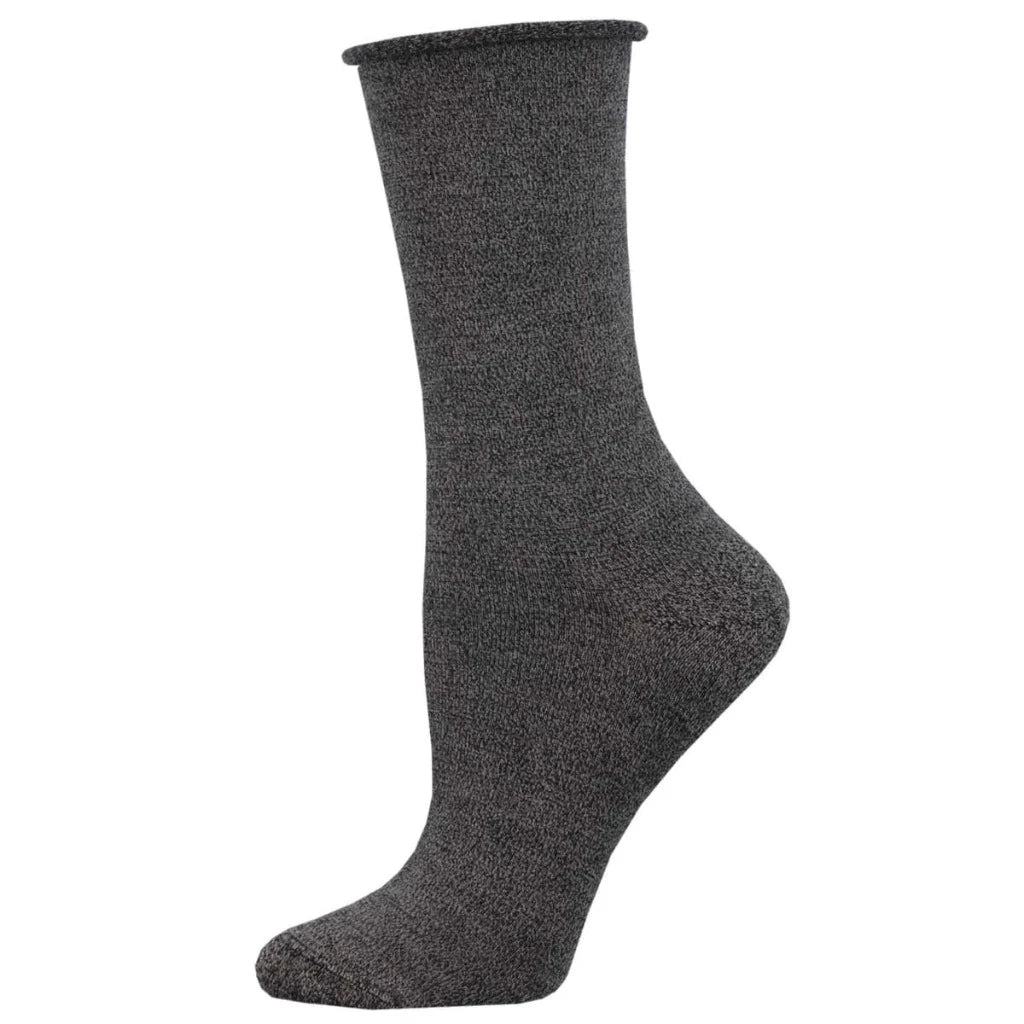 Chaussettes couleur anthracite uni