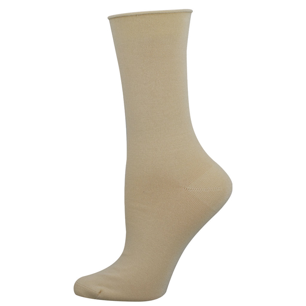 Chaussettes ivoire unies