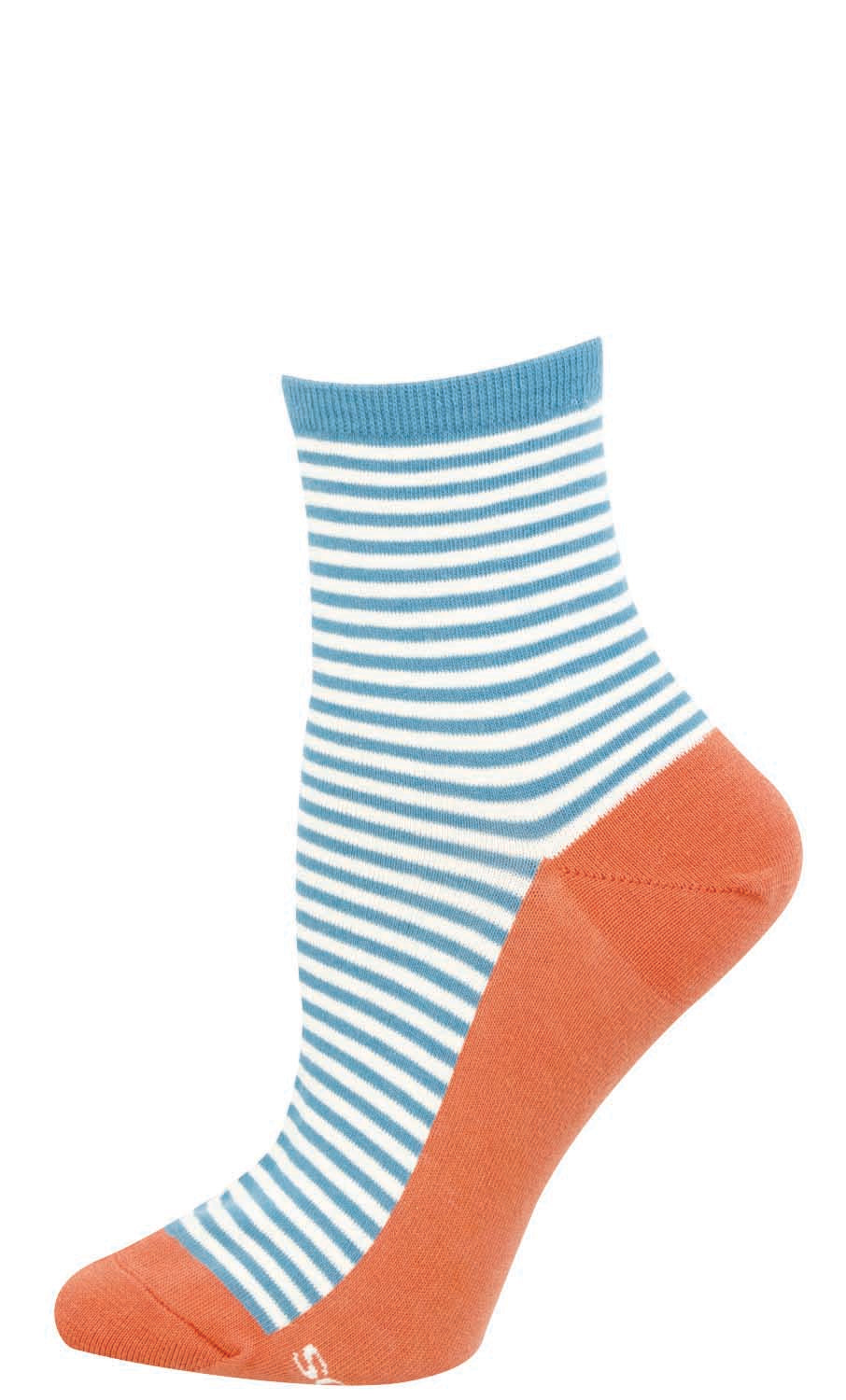 Socksmith SEMELLE CONTRASTE MARIN BLEU/ROUILLE