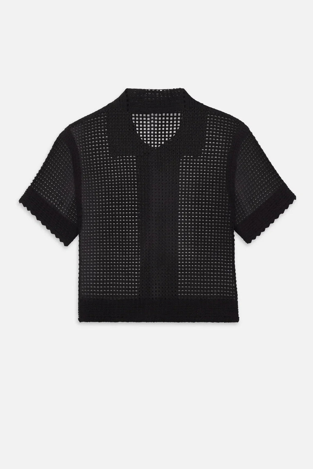Frame The Crochet Top Black