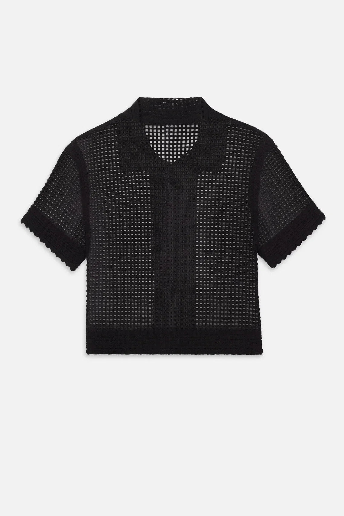 Frame The Crochet Top Black