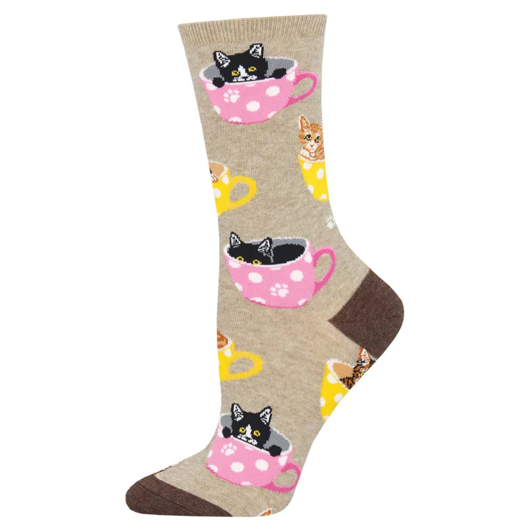 Chaussettes à motifs de chat