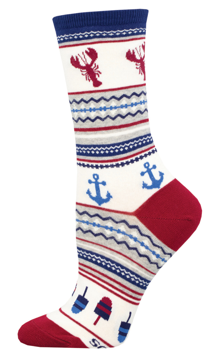 SOCKSMITH  LOBSTER FAIR ISLE