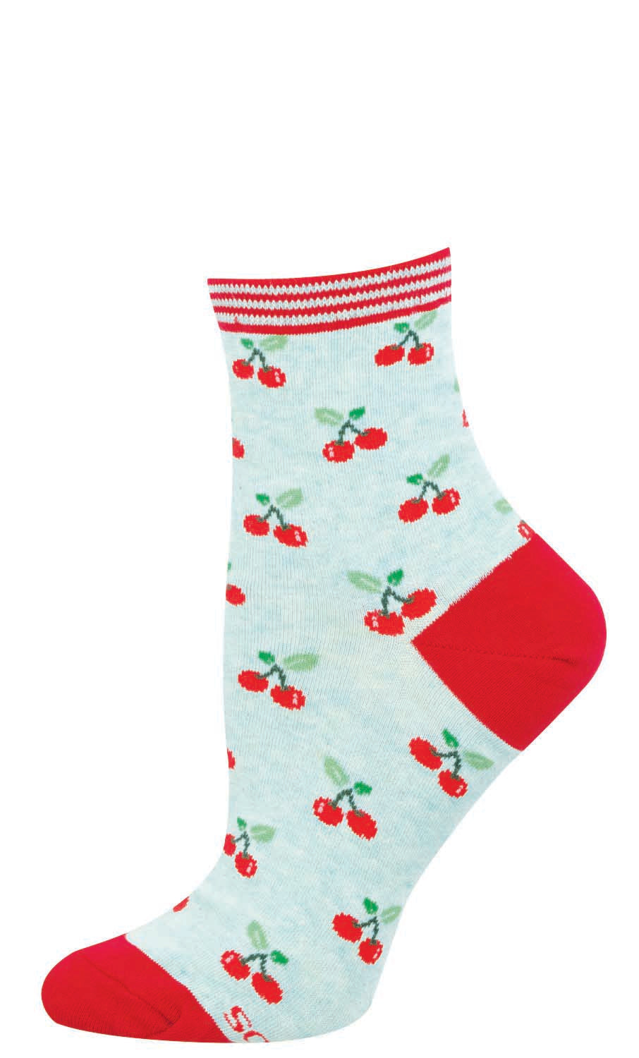 Socksmith TOUT EST CERISE BLEU CHINÉ