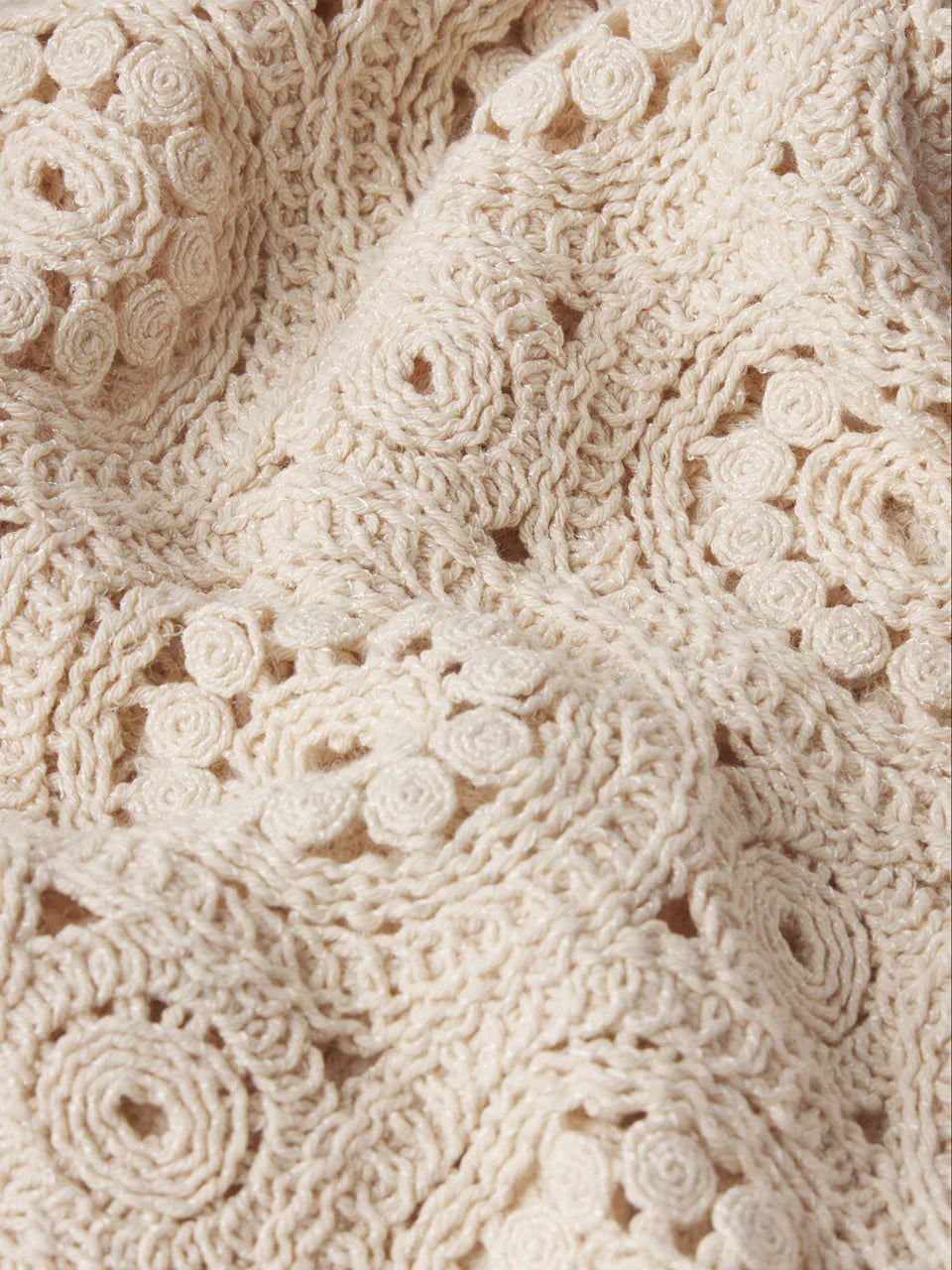 Frame The Crochet Pant Cream