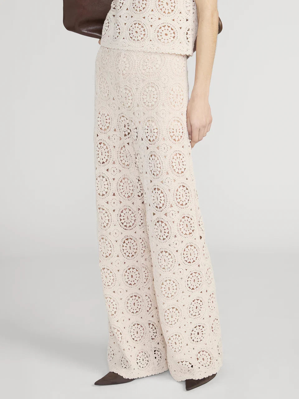 Frame The Crochet Pant Cream