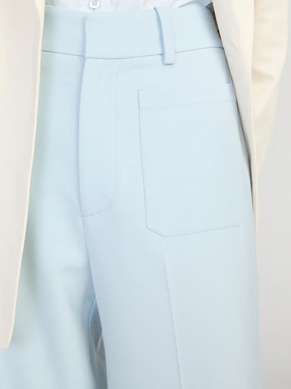 Frame The Refined Trouser Light Blue