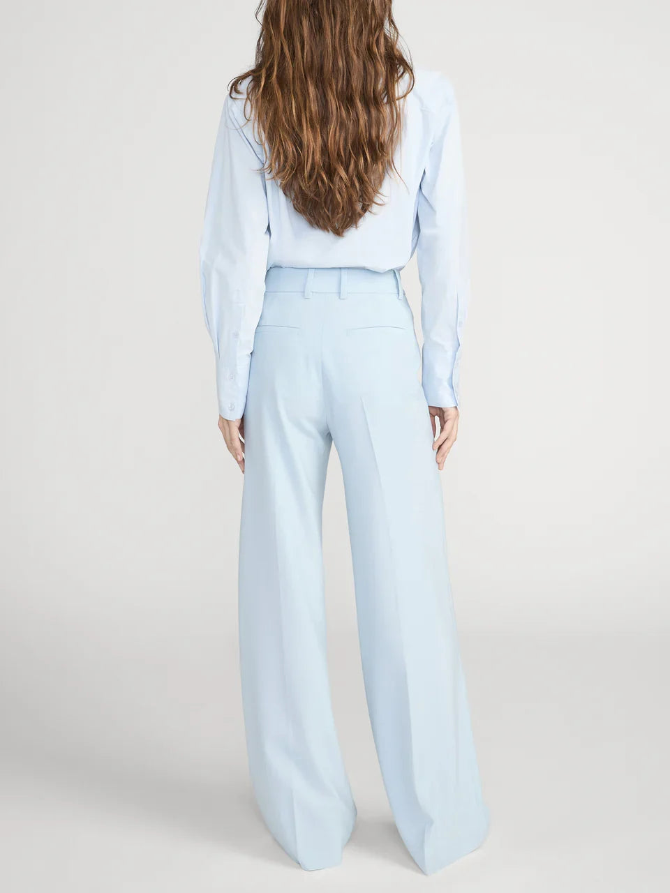 Frame The Refined Trouser Light Blue