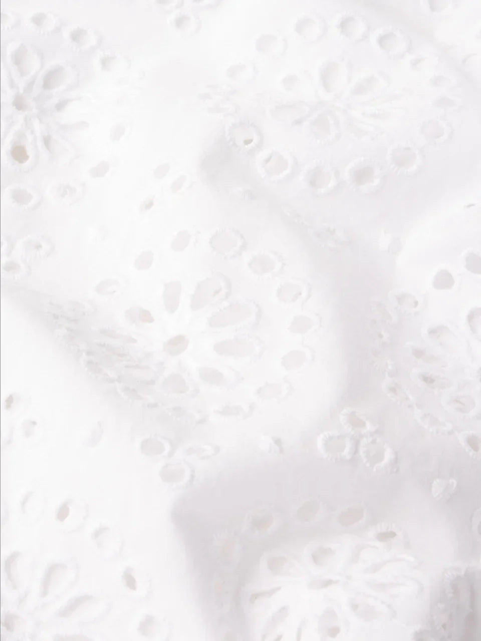 Frame The Solstice Eyelet Skirt White