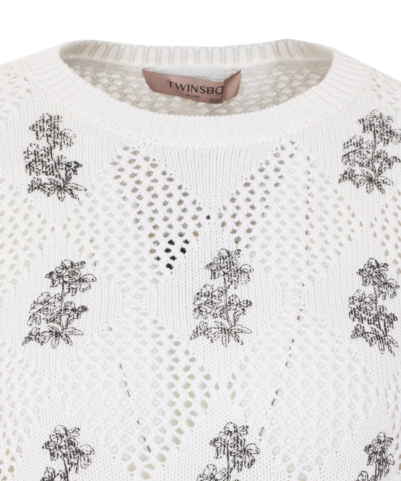 Twinset Embroidered Detailed Knitted Top