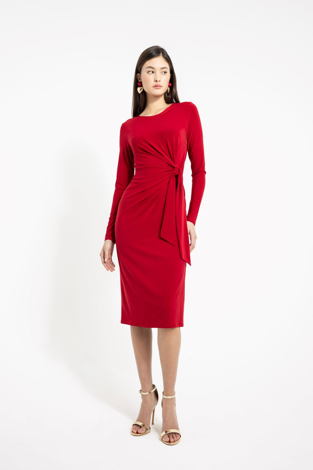 Nadya Toto Alexa Side Draped Dress