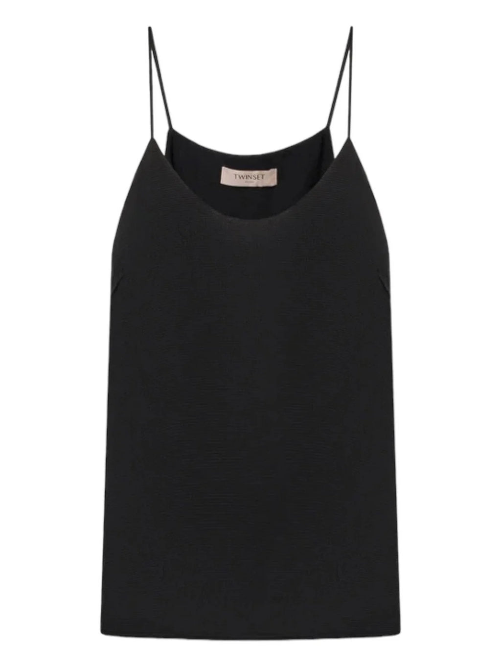 Top en satin Twinset à fines bretelles