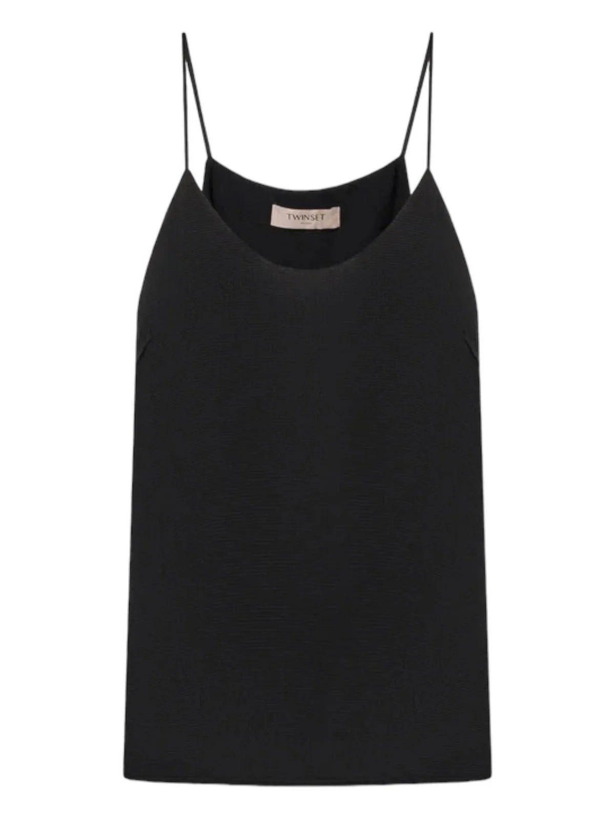 Top en satin Twinset à fines bretelles