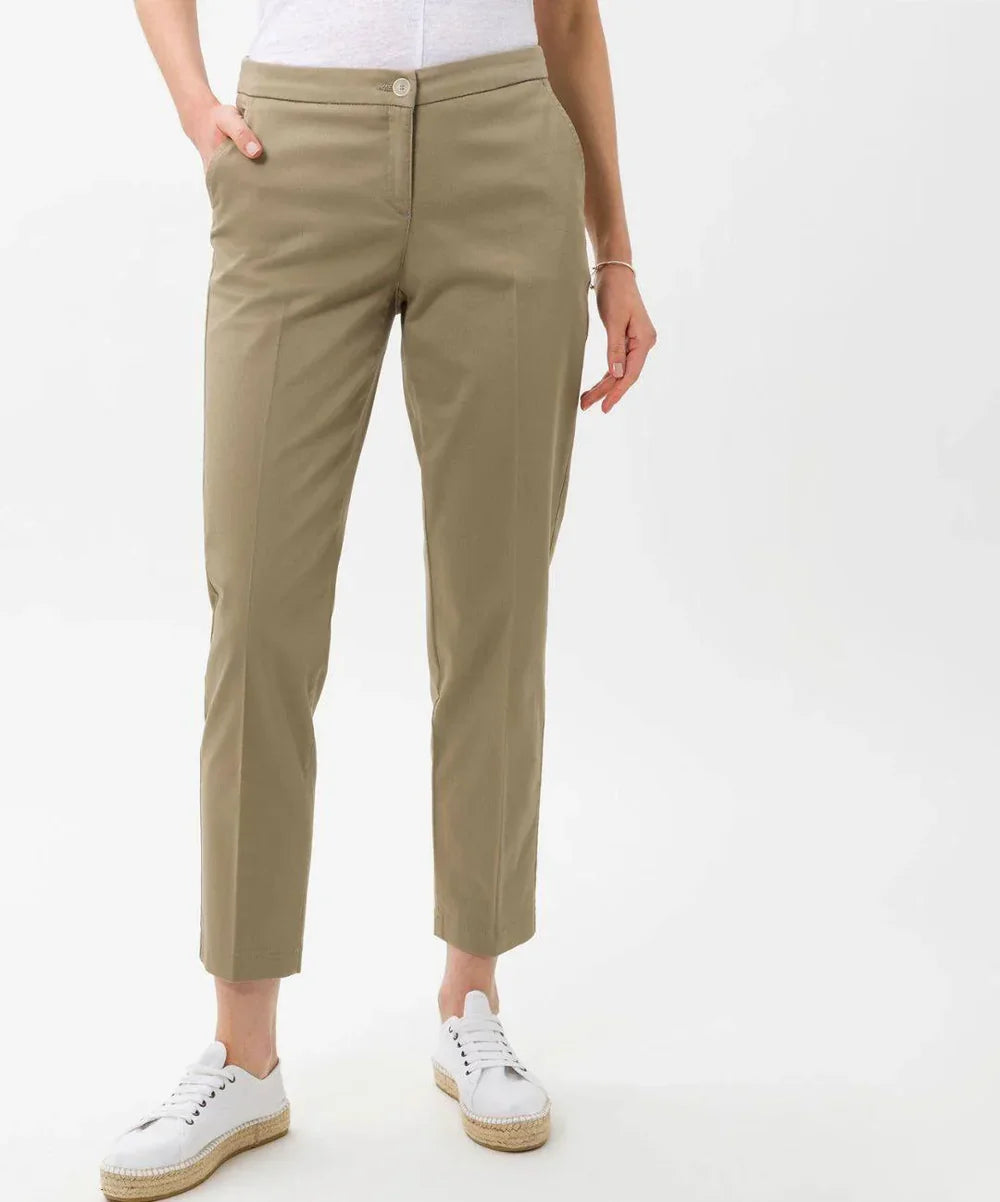 BRAX Maron - Pantalon en coton City Sport - Coupe Slim