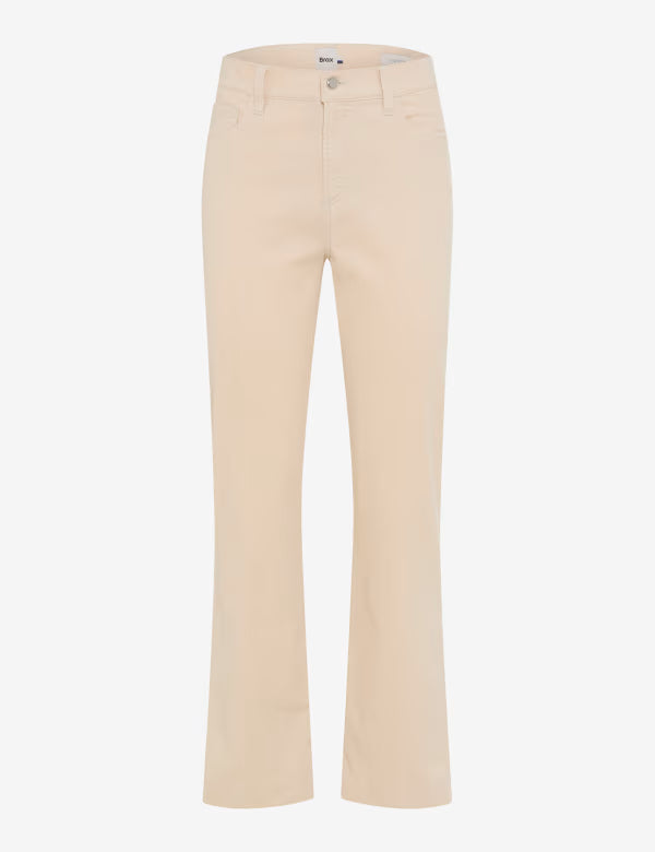Brax Women's Cigarrete Fit Pant - Dark Ecru
