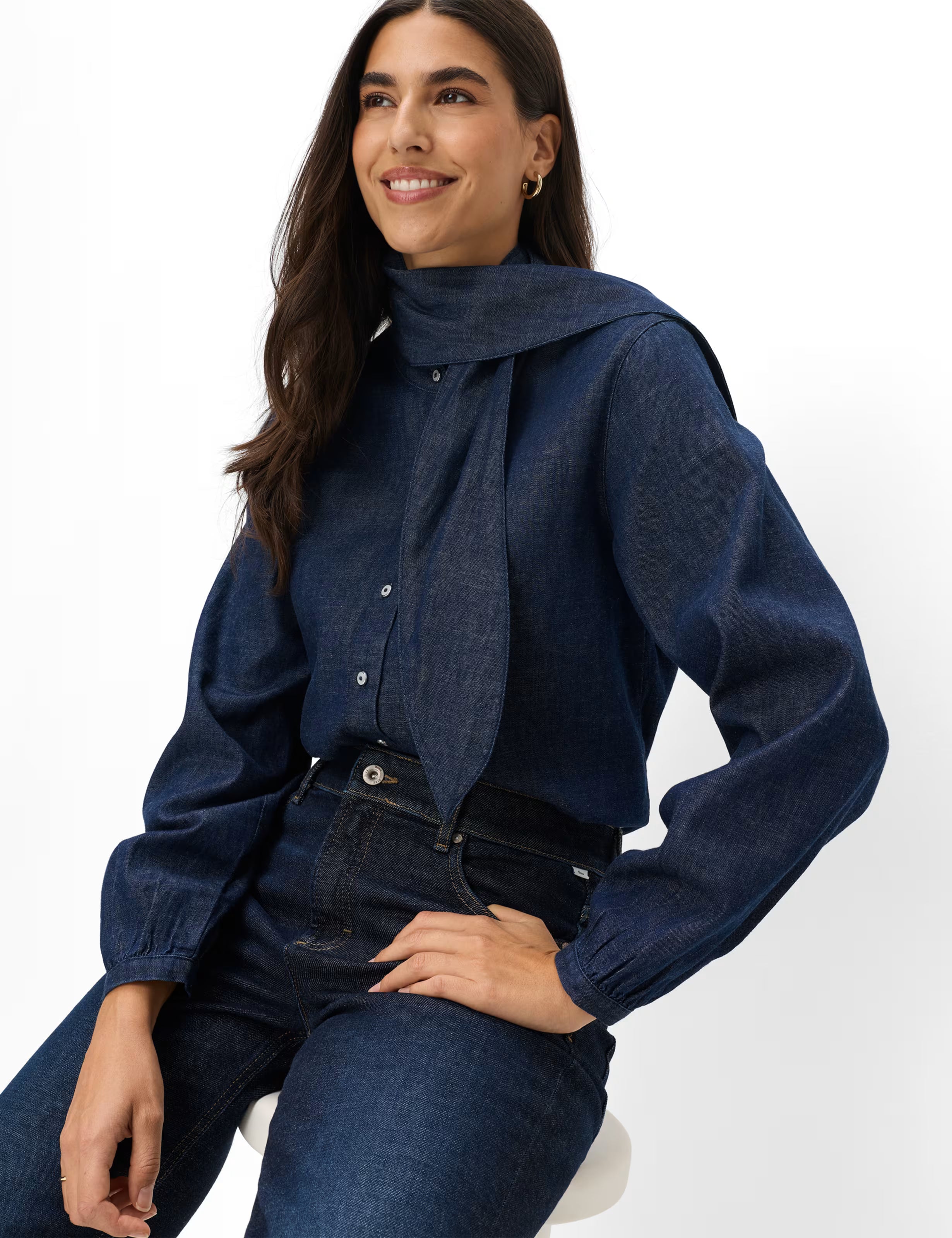 Blouse en denim Velia, modèle Brax