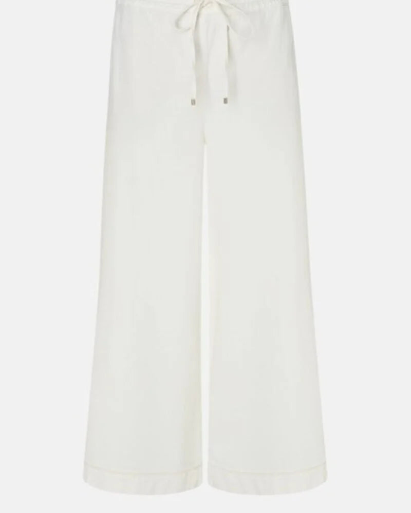 Cambio Alma Cropped Pant Off White