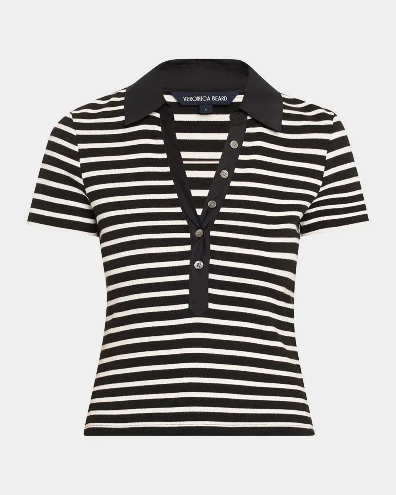 Veronica Beard Kearney Button-Down Tee