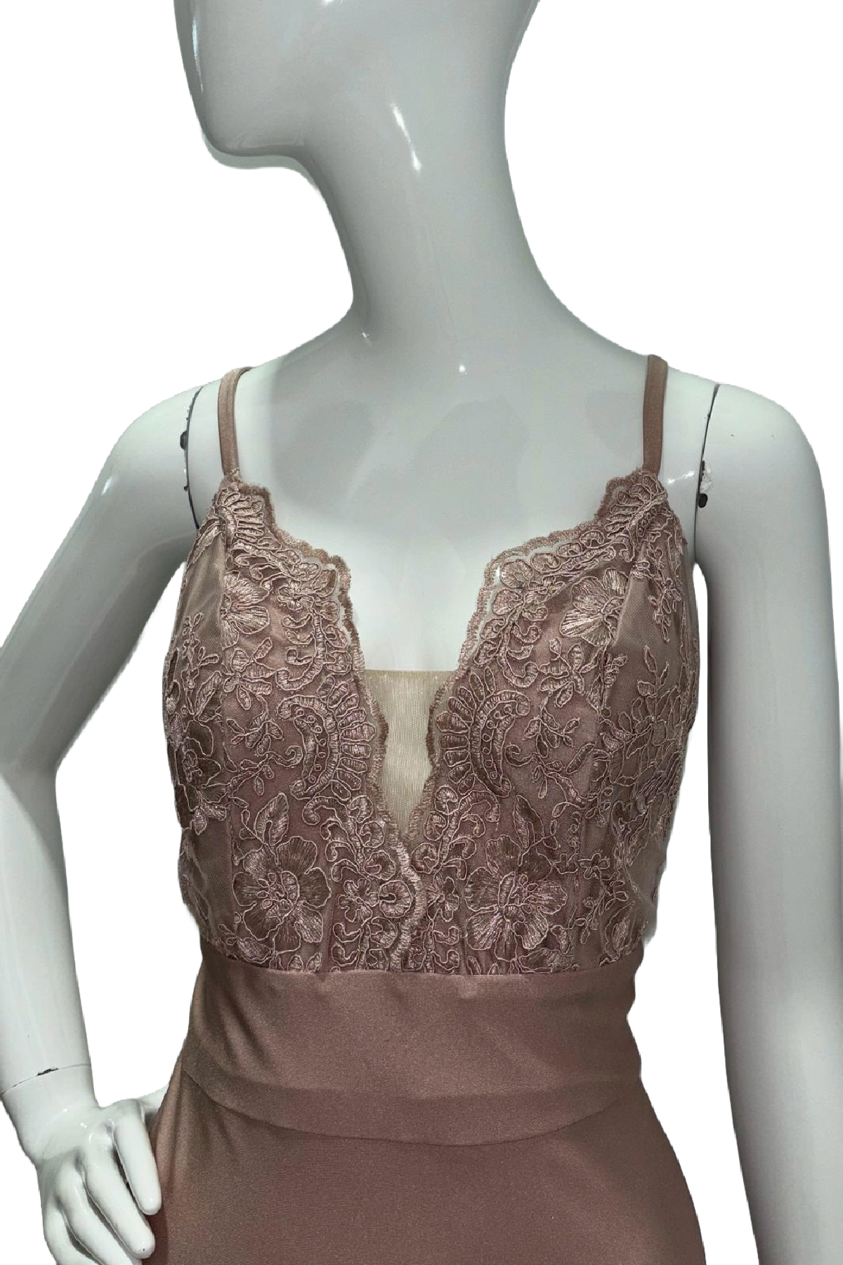 Robe en dentelle col bénitier Jessica Angel