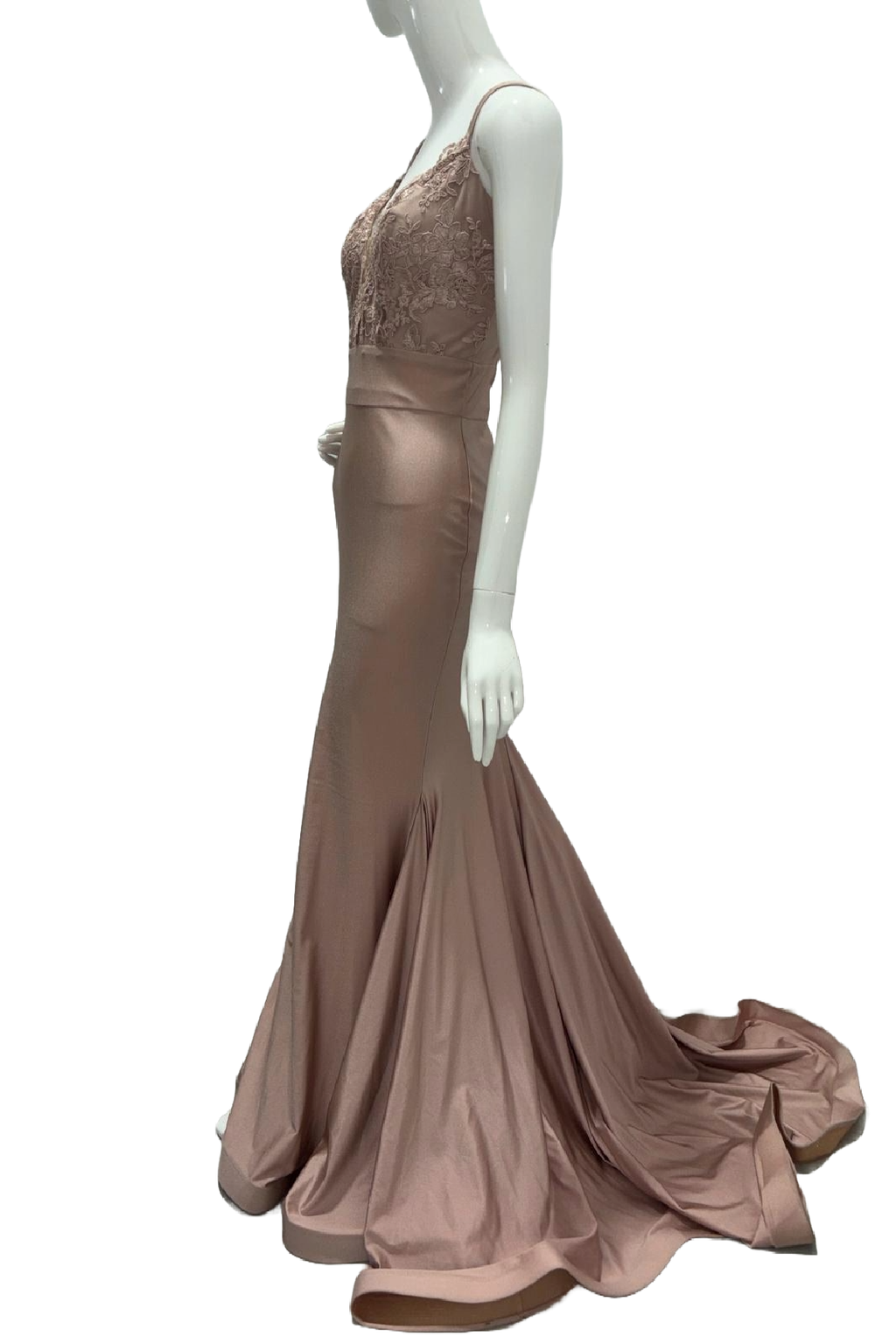 Robe en dentelle col bénitier Jessica Angel