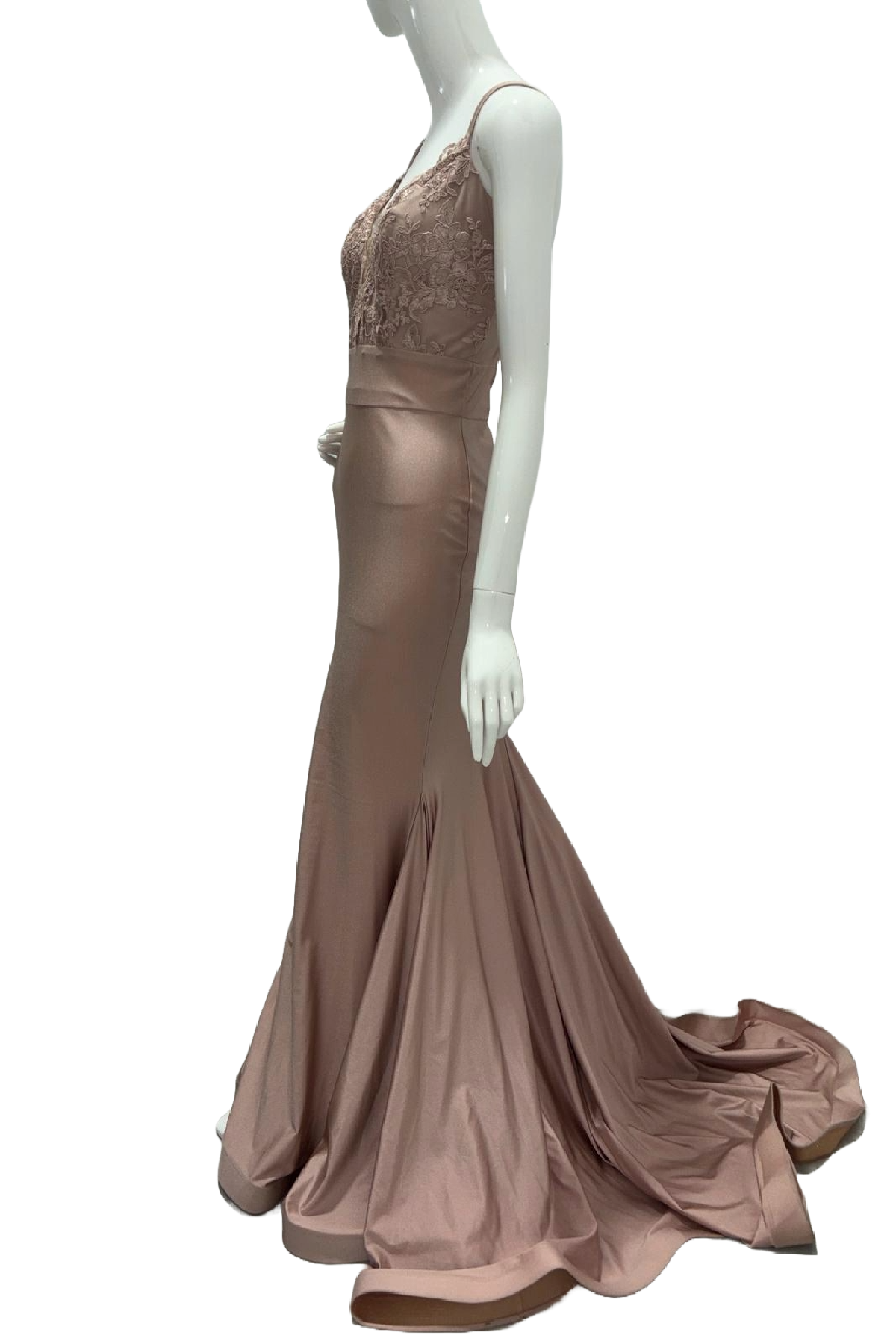 Robe en dentelle col bénitier Jessica Angel