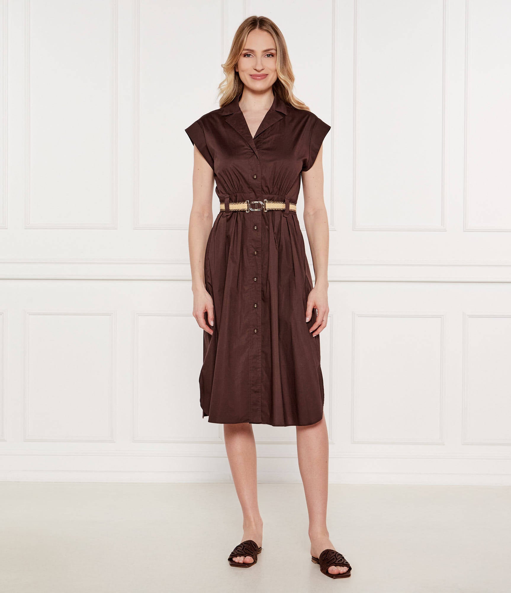 Twinset Midi Shirt Dress